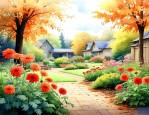 秋季庭院适合种什么花
