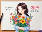 2025年什么花送老师合适