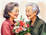 2025年长辈女性送什么花