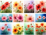 春夏秋冬各个季节的花