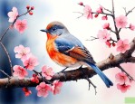 梅花上一只鸟什么意思