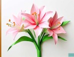 用纸折的百合花怎么折