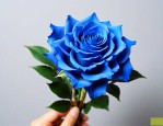 蓝色妖姬永生花的含义