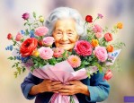 老太太过生日送花好吗