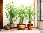 家中养竹子的摆放位置