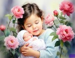 妹妹生孩子送什么鲜花