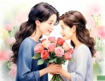 看望女性朋友送什么花