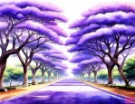 南非蓝楹花大道