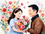 爸爸生日女儿送什么花
