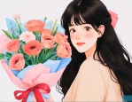 女朋友生日送花祝福语
