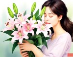 送老婆百合花什么颜色