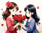 送姐妹玫瑰花多少合适
