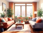 冬天客厅养什么花耐寒