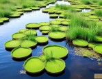 水生植物生态浮岛种植