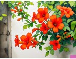 2025年攀缘的凌霄花作者