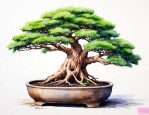 提根幸福树盆景怎么养