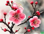 2025年如何写梅花的样子