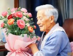 看望病重老人送什么花