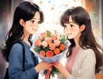 女的朋友生日送什么花