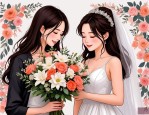 2025年闺蜜婚礼送什么花
