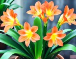 君子兰夹住花了怎么办