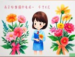 学生应该给老师送什么花
