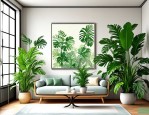 2025年室内绿色植物摆放