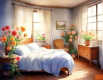 屋里放什么花对睡眠好