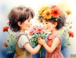 表达朋友之间的友谊的花