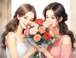 女性好友生日送什么花