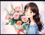 过生日闺蜜送花的说说