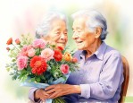 给80岁老人送什么花