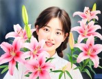 百合花新媳妇人物形象