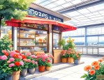 2025年机场的附近鲜花店
