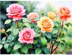 新栽的月季花叶子发黄