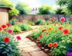 院子花坛种什么植物好
