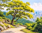 2025年梧桐山有梧桐树吗