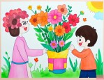 幼儿园送什么花给老师