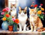 养猫的家庭能养什么花
