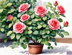 2025年怎样养盆栽月季花
