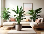 客厅大型盆栽植物好养