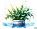 水中盆栽植物