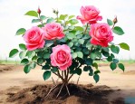 月季花压条的培植方法
