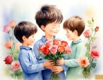 男孩子送什么花比较好