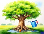 幸福树一次浇多少毫升