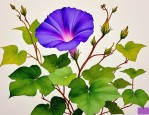 2025年牵牛花是完全花吗