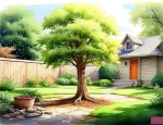 家庭院子里种什么树好