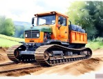 农用履带爬山虎运输车