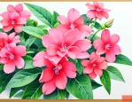 非洲重瓣凤仙花的花期