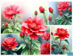 一年四季都开的红色花